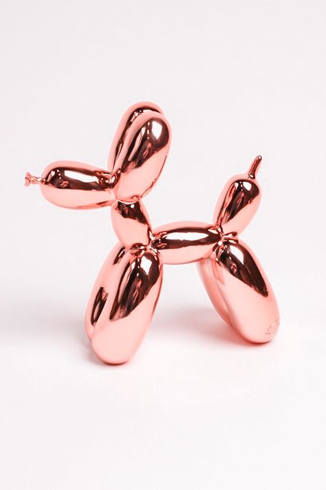 Balloon dog #pinkaesthetictheme Balloon Dog, To Look, Foil, Copper, Rose Gold, Orange, Pink, Gold, White