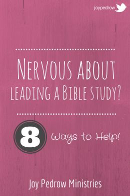 Nervous about leading a Bible Study? I've been there. Here are 8 ways to help the group succeed! Joy Pedrow Ministries College Ministry, Starting A Bible Study, Girl Bible Study, Teen Bible Study, Youth Bible Study, Small Group Bible Studies, Bible Study Plans, Bible Study Tips, Womens Bible Study