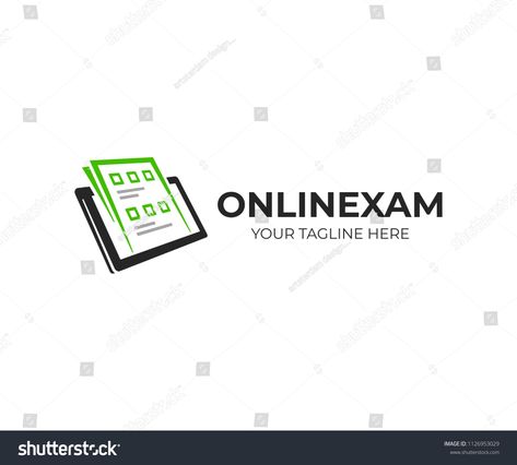 Exam paper and tablet logo template. Online exam vector design. Survey form on tablet logotype #Ad , #Sponsored, #logo#template#Online#Exam Online Exam, Survey Form, Exam Papers, Ad Logo, Christmas Drinks, Technology Logo, Graphic Designers, Graphic Design Logo, Royalty Free Photos