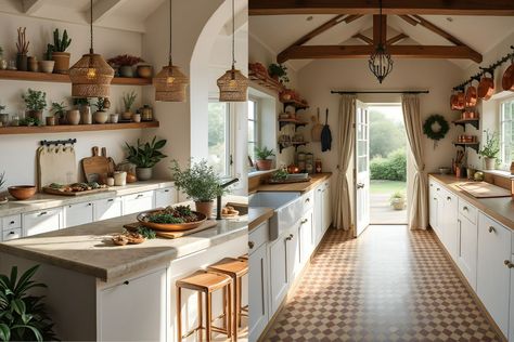 Top 15 Spanish Style Kitchen: Everything You Need To Know In 3 Steps Spanish Kitchen Ideas Hacienda Style, Meditaranian Interiors Kitchen, Spanish Style Kitchen Backsplash, Country Dining Room Decor, French Country Dining Room Decor, Spanish Floor Tile, Mexican Tile Floor, Spanish Style Tile, Country Home Design