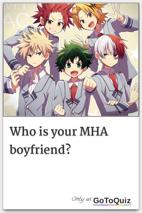 "Who is your MHA boyfriend?" My result: Deku! What Mha Character Are You Based On Your Zodiac Sign, Deku All For One 100%, My Hero Academia Imagines, Mha Cute Drawings, Mha Names List, Your Anime Boyfriend Based On Your Zodiac Sign, Deku X Bakugou Spicy, Middle School Todoroki, Mha Fan Made Characters