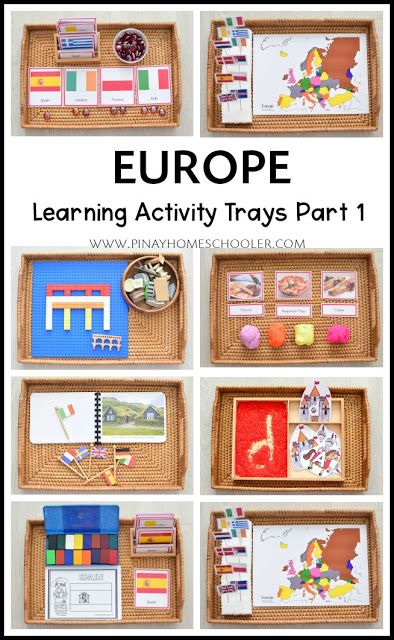 Cultural Montessori Activities, Montessori Around The World Activities, Culture Montessori Activities, Montessori Europe Activities, Montessori Activities Elementary, Montessori Pouring Activities, Europe Unit Study, Europe Activities For Kids, Felt Montessori