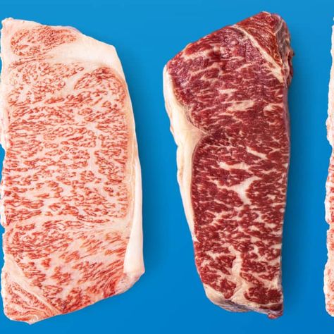 Your favorite method for cooking steak may not be the best choice for this ultra-rich and tender meat. We show you how to cook both Japanese and American Wagyu to perfection. Wagyu Strip Steak Recipe, Wagyu Recipes, Wagyu Ribeye, Ny Steak, Strip Steak Recipe, Cooking Steak, Wagyu Steak, Beef Steak Recipes, Prime Steak