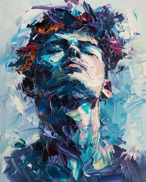 "in the style of pallet knife"⁠ ⁠ ⁠ ⁠ #aiart #aiartwork #aiartcommunity #aiimage #aipainting #digitalart #art #aiphoto #artist #aiportrait #portrait #painting #abstractart Artist Profile Picture Ideas, Impasto Portrait, Color Portrait Painting, Stylized Painting, Contemporary Portrait Painting, Profil Pictures, Portraiture Artist, Abstract Portrait Painting, Mixed Media Portrait