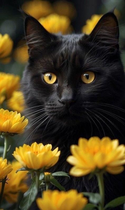 Black Cat Pictures, Fall Cat, Cat Background, Image Chat, Black Cat Art, A Black Cat, Cat Photography, Cute Cats And Kittens, Cute Cats And Dogs