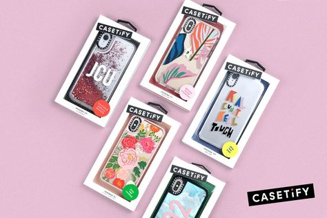 Casetify Cases, Phone Packaging, Logo And Identity, Tech Cases, Box Packaging Design, Creative Packaging Design, Packaging Design Inspiration, New Logo, Identity Logo