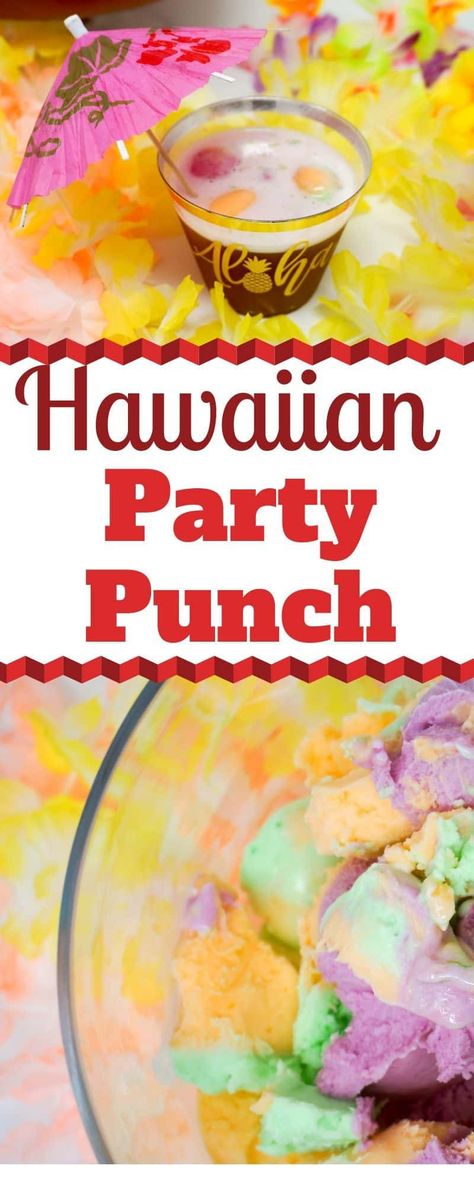 Luau Party Punch, Hawaiian Party Punch, Rainbow Sherbert Punch, Raspberry Sherbert Punch, Best Sherbet Punch Recipe, Spring Punch Recipes, Lime Sherbert Punch, Raspberry Lemonade Punch, Lime Sherbet Punch