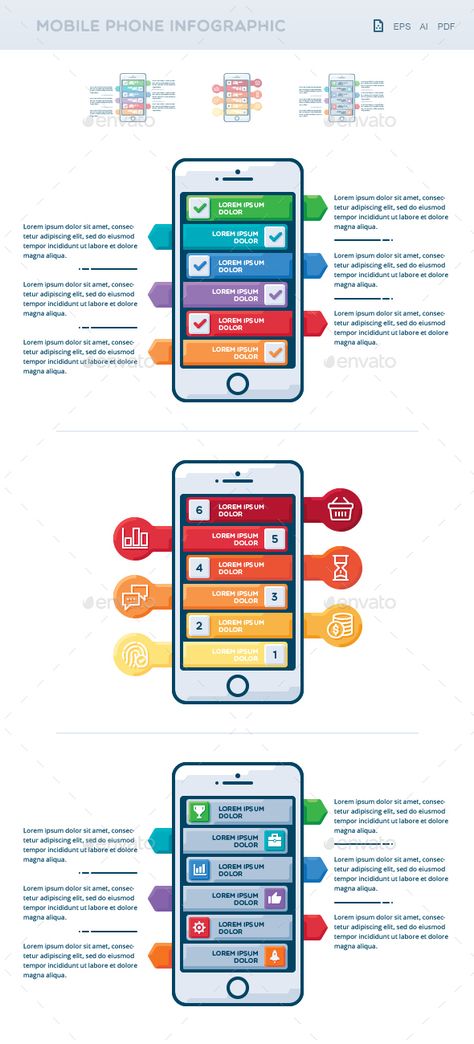 Phone Infographic Design, Phone Infographic, App Infographic, App Poster, Mobile Phone Logo, Project Timeline Template, Professional Infographic, Infographic Business, Ppt Template Design