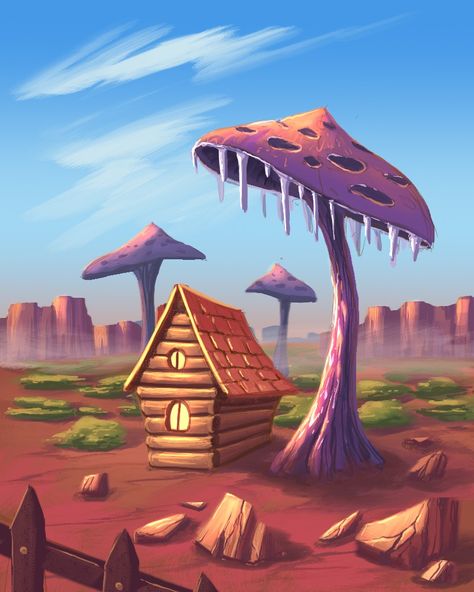 Home house mushroom mountain desert art drawing painting illustration sketch design Mushroom Mountain, Desert Drawing, Mountain Desert, Desert Mountains, Desert Art, Home House, Illustration Sketches, Drawing Painting, Painting Illustration