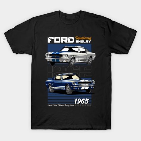 1960 Mustang, Cars Illustration, Mustang Gt350, Mustang T Shirts, Wish Board, Classic Mustang, Car T Shirt, Illustration T Shirt, Car Shirts