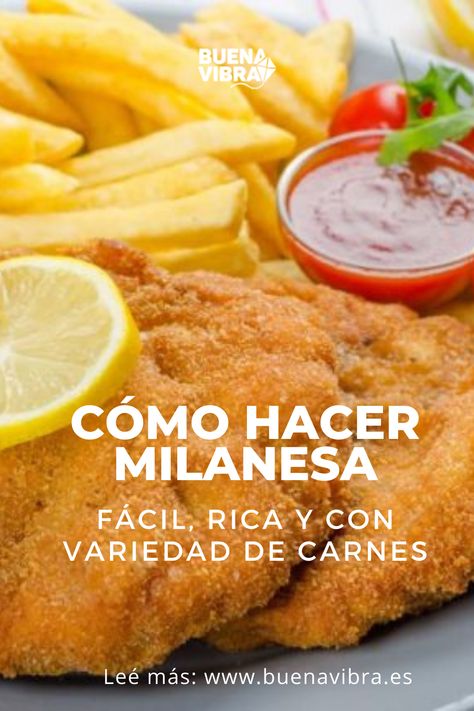 La comida preferida de los argentinos y mucho más de los chicos es la mila con papas fritas. Te contamos cómo hacer milanesa rica, fácil con diferentes carnes. America Food, Mexican Food Recipes Authentic, Mexican Food Recipes, Ramen, Sandwiches, Food And Drink, Yummy Food, Healthy Recipes, Meat