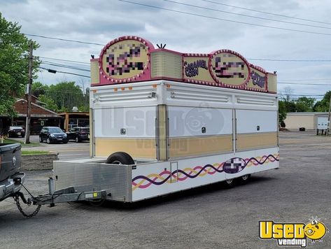 For Sale: 2003 - 8' x 20' Empty Carnival Food Concession Trailer for Sale in California!

Bring the carnival vibe anywhere you go with this 2003 - 8' x 20' empty carnival food concession trailer! This trailer is set up for carnival concessions and is also perfect for fairs and festivals! Find out how you can take it home by calling us today!
📞601-749-8424 Diy Concession Stand, Food Concession Trailer, Concession Trailer For Sale, Fair Festival, Trailer Organization, Carnival Food, Concession Food, Concession Trailer, Fairs And Festivals