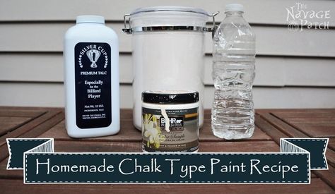 Homemade Chalk Paint Recipe Ornate Furniture Makeover, Diy Sprayer, Vintage Tea Cart, The Navage Patch, Diy Chalk Paint Recipe, Navage Patch, Chest Makeover, Make Chalk Paint, Chalk Paint Recipe