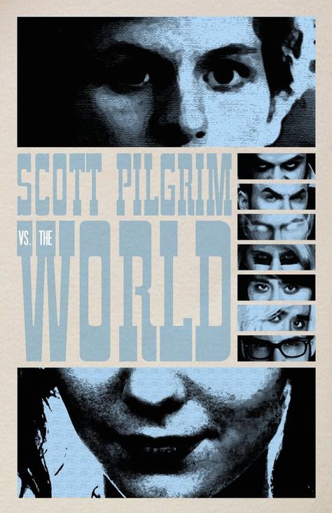 Diy Posters, Posters Decor, Scott Pilgrim Vs The World, College Bedroom, Movie Wall, Frida Art, Scott Pilgrim Vs. The World, New Rochelle, Film Poster Design