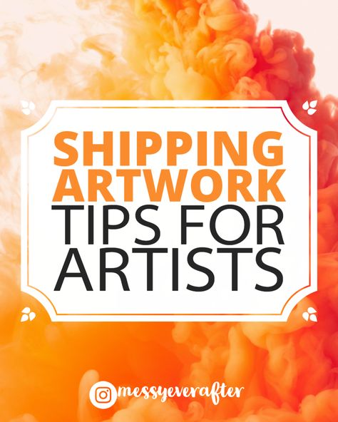 How To Ship Artwork, Watercolor Storage, Art Principles, Shipping Artwork, Market Vendor, Drawing Sites, Art Signature, Girl Boss Inspiration, Art Biz