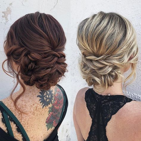 Bridesmaid Hair Inspo, Bridemaids Hairstyles, Wedding Hair Up, Engagement Season, Bridesmaid Hair Makeup, Bridal Hair Updo, Updos For Medium Length Hair, Bridesmaid Hair Updo, Wedding Hair Inspiration