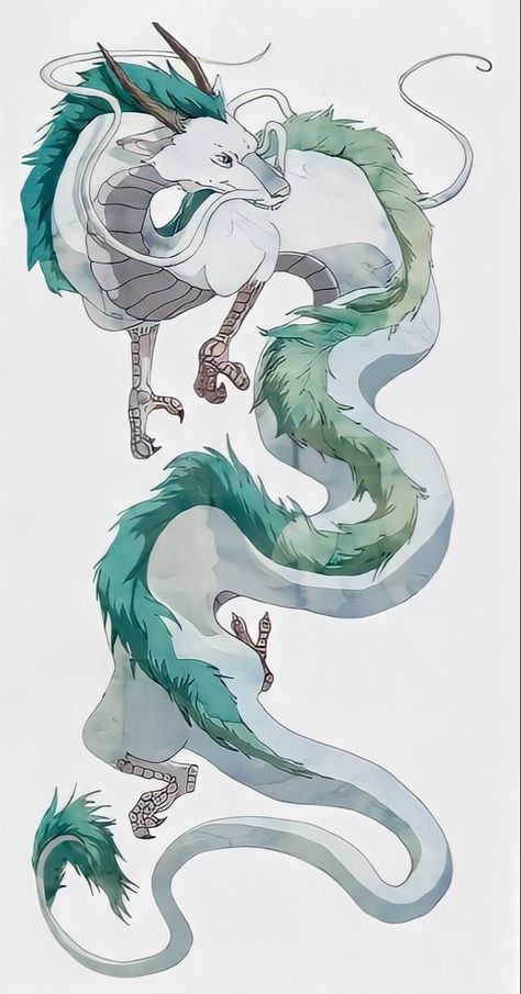 Infinity Drawings, Japanese Dragon Drawing, Eastern Dragon, Ghibli Tattoo, Chihiro Y Haku, Dragon Sketch, Dragon Tattoo Designs, Japanese Dragon, Studio Ghibli Art