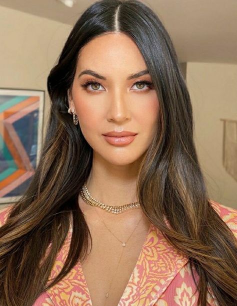 Olivia Munn Hair, Elegant Haircuts, Hottest Hairstyles, Olivia Munn, Hot Hair Styles, Flawless Face, Balayage Hair, Makeup Inspiration, Wedding Makeup