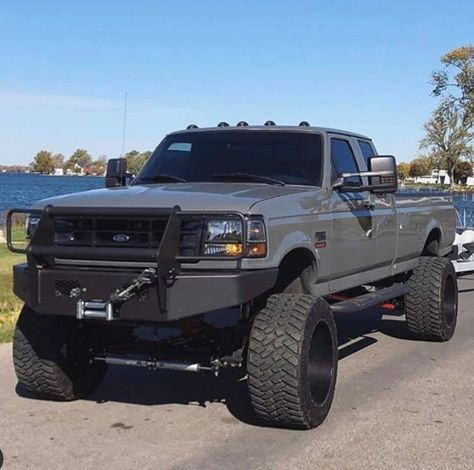 ❤️❤️❤️ Obs Ford, Diesel Trucks Ford, Ford Diesel, Trucks Lifted Diesel, Custom Pickup Trucks, Old Ford Trucks, Classic Ford Trucks, Lifted Truck, Old Pickup Trucks