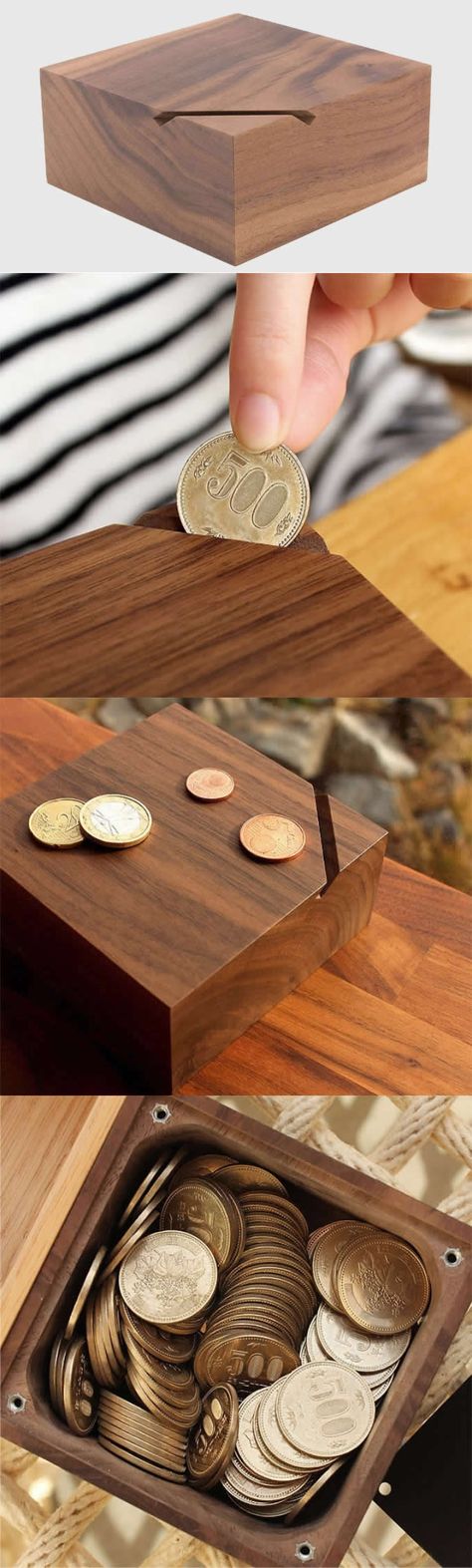 Black Walnut Office Desk Organizer Stroage Box Wooden Piggy Bank Coin Bank Money Saving Box Walnut Office Desk, Walnut Desk Office, Walnut Office, Office Desk Organizer, Wooden Piggy Bank, Money Saving Box, Bank Money, Savings Box, Desk Organization Office