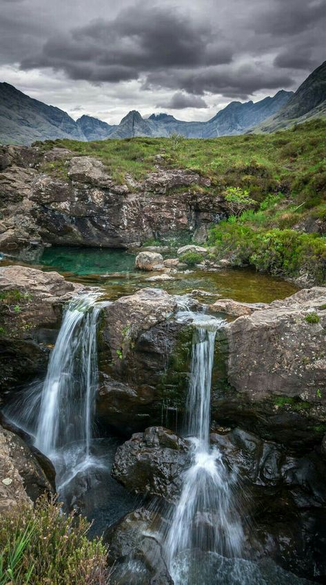 Fairy Pools, Location Inspiration, Adventure Aesthetic, Landscape Drawings, Beautiful Places Nature, Beautiful Waterfalls, The Fairy, Beautiful Places To Travel, Beautiful Nature Scenes