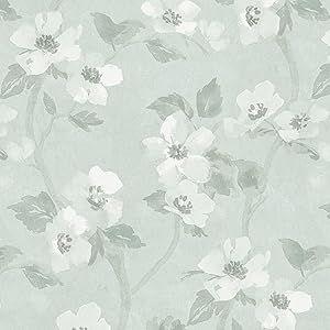 Naphite Floral Wallpaper Peel and Stick Wallpaper Floral Boho Contact Paper for Cabinets Green Leaf Watercolor Wallpaper for Bedroom Self Adhesive Removable Wallpaper Flower Wall Paper 17.3×393’’ Green Leaf Watercolor, Wallpaper Cabinets, Peel And Stick Wallpaper Floral, Wallpaper For Bedroom, Leaf Watercolor, Wallpaper Floral, Wallpaper Flower, Wallpaper Peel And Stick, Watercolor Wallpaper