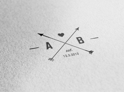 Behance Design, Initial Tattoo, Best Friend Tattoos, Wedding Tattoos, Tattoo Blog, Friend Tattoos, Wedding Invitation Card, Tattoo S, Tattoo Models