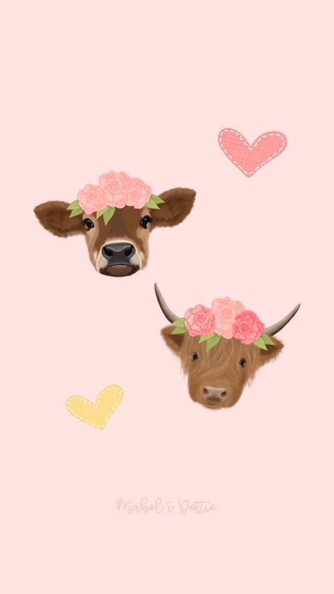 Cow Valentine Wallpaper, Strawberry Cow Wallpaper, Western Wallpapers, Holiday Backgrounds, Cowboy Valentines, Western Wallpaper, Cow Wallpaper, Stickers Packaging, Phone Watch