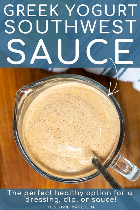 Greek Yogurt Salsa Dressing, Taco Salad Dressing With Greek Yogurt, Greek Yogurt Mexican Dressing, Greek Yogurt Based Sauce, Greek Yogurt Mayo Recipe, Southwest Salad Dressing Recipe, Southwest Ranch Dressing Recipe, Homemade Groceries, Greek Yogurt Dressing Recipes