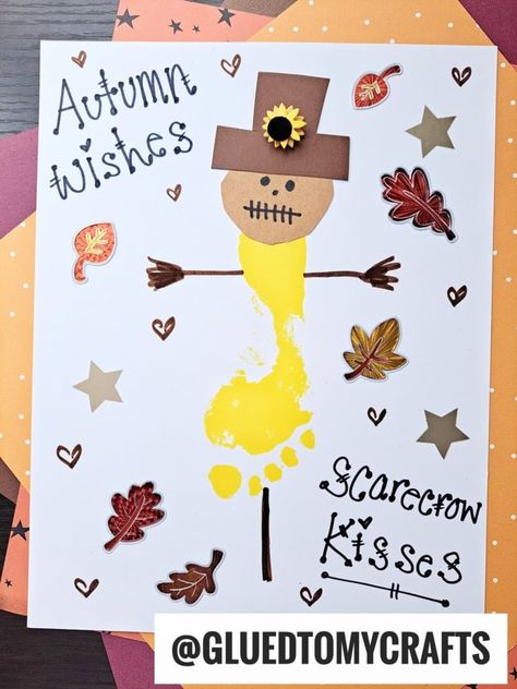 Crafts For 1 Year Fall, Crafts For September For Toddlers, September Ideas For Preschoolers, September Arts And Crafts For Infants, Fall Ideas For Infants, Daycare Crafts Fall, Fall Arts And Crafts For Kids Toddlers, Toddler Activities Fall Theme, September Craft Ideas For Toddlers