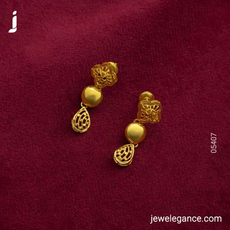 Give glamour a spin with these plain gold earrings... . Search for the Product Code '05407' on www.jewelegance.com . #myjewelegance #jewelegance #earring #plaingold #jhumkis #indianjewellery #jewellerydesign #onlineshopping #plaingoldjewellery #designdetails Plain Gold Earrings, Gold Earrings Models, March 1, Indian Jewellery, Design Details, Spinning, Gold Earrings, Gold Jewelry, Coding