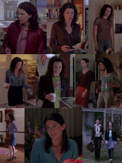 Lorelai Gilmore Season 1, Lorelai Gilmore Style, Gilmore Outfits, Gilmore Girls Lorelai, Lorelei Gilmore, Gilmore Girls Outfits, Lorelai Gilmore, Purple Outfits, Gilmore Girls