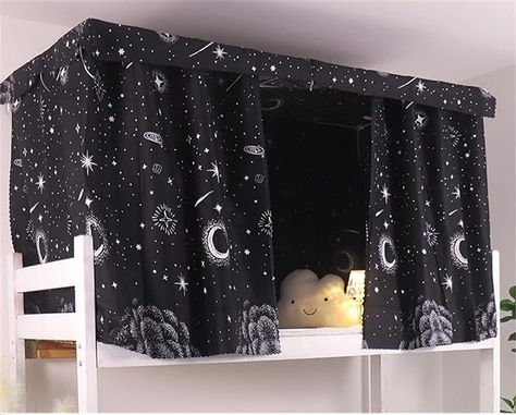 Amazon.com: MioCloth Bunk Bed Curtains Dormitory Room Lightproof Decorative Roomate Privacy Cover Canopy Photo Background Decor Backdrop Blackout Curtain Stars : Home & Kitchen Bunk Bed Curtains, Loft Bed Curtains, Bunk Bed Canopy, Bed Drapes, Dormitory Room, Decor Backdrop, Bottom Bunk, Cabin Bed, Bed Tent