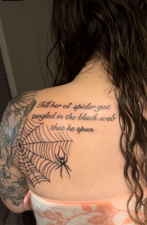 Spider Web Shoulder Tattoos For Women, Spider Web Quotes, Spider Web Tattoo Shoulder, Spider Quotes, Spider Web Tattoos, Web Quotes, Spider Web Tattoo, Flying Tattoo, Web Tattoo