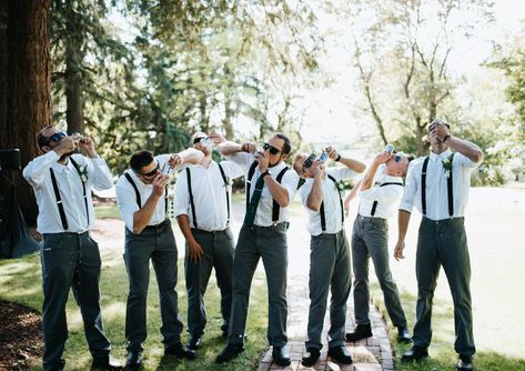 Beer Run Wedding Photo, Groomsmen Pics, Lake Wedding Pictures, Country Groomsmen, Funny Groomsmen Photos, Hay Wedding, Groomsmen Wedding Photos, Groomsmen Pictures, Groomsmen Photography