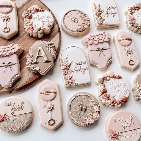 Bess Boname (@urban__sugar) | Instagram Something In The Water, Who Run The World, Cookie Decorating Party, Baby Shower Treats, Baby Shower Theme Decorations, Sweet Baby Girl, Sprinkle Baby Shower