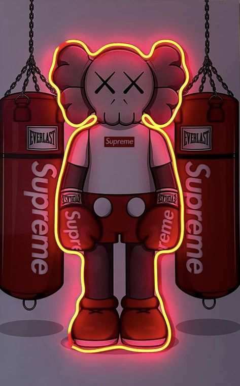 #supreme #led #cuadros Neon Flex Led, Credit Card Tool, Swag Wallpaper, Kaws Wallpaper, Graph Paper Designs, Uhd Wallpaper, Diamond Red, Iphone Wallpaper For Guys, Teen Boy Room