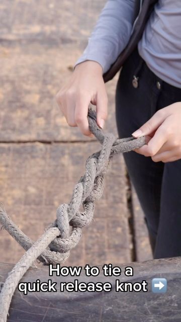 Quick Release Knot, Horse's Neck, Horse Stall, Horse Stalls, Cute Horses, Daisy Chain, A Horse, Let Go, Quick Release