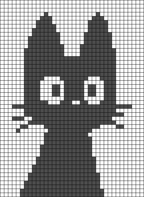 Pixel Art Pattern Halloween, Grids Crochet, Crochet Patches, Miyazaki Hayao, Pixel Grid, Graph Crochet, Easy Pixel Art, Pixel Art Templates, Pixel Crochet