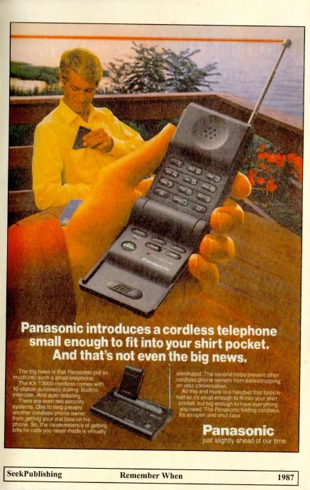 The Year is 1987: Retro Advertisements.  www.robertsharpassociates.com - Creative Solutions by Sharp Minds Retro Ads 70s, 80s Advertisements, Retro Advertisements, 80s Ads, Telephone Retro, Cordless Telephone, Old Technology, Retro Housewife, New Retro Wave