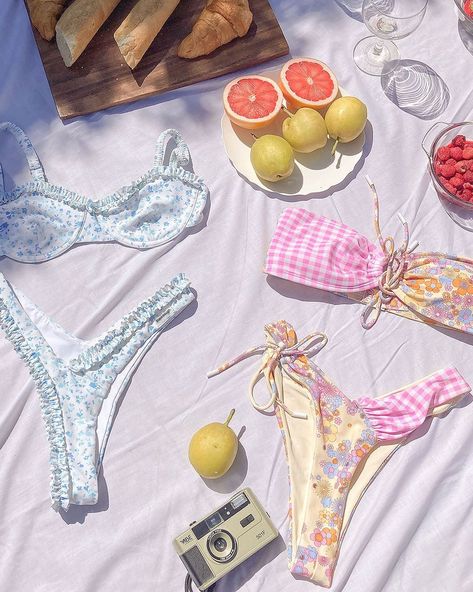 BLACKBOUGHSWIM on Instagram: “The dreamiest suits to match your cottagecore aesthetic is about to drop in TWO DAYS. the question is: are you ready for it? 🌿🍄💫🌈🌷” Cottagecore Aesthetic Outfits, Picnic Fashion, Blackbough Swim, Swimwear Photography, Fashion Gal, Tea Shirt, Cottagecore Style, Cottagecore Aesthetic, Cute Bikinis