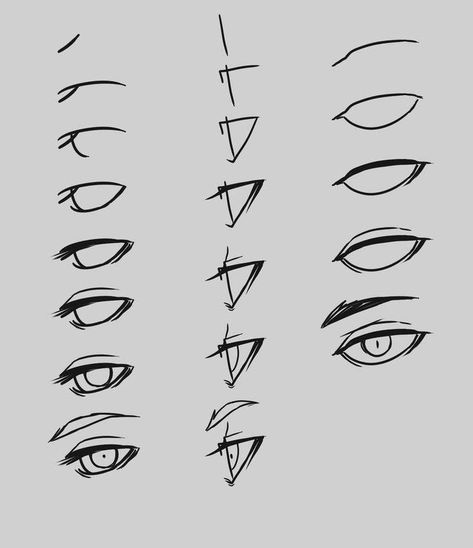 Facebook Anime Eyes Profile, Anime Eyes 3/4 View, Profile Eye Drawing, Anime Eye Tutorial, Eyes Realistic, How To Draw Anime Eyes, Realistic Eye Drawing, Manga Eyes, Eye Drawing Tutorials