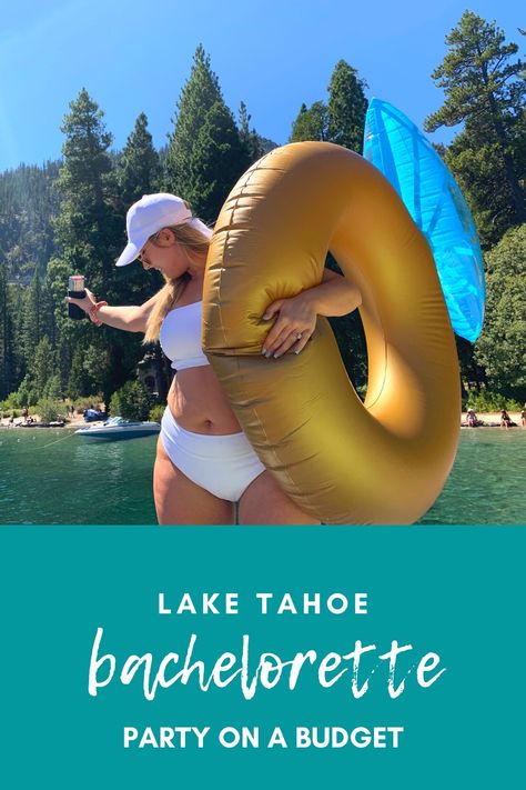 Tahoe Bachelorette Party Summer, Bachelorette At The Lake, South Lake Tahoe Bachelorette Party, Lake Tahoe Bachelorette Party Summer, Lake Havasu Bachelorette Party, Lake House Bachelorette Party Ideas, Bachelorette Lake Weekend, Lake Themed Bachelorette Party, Lake Bachelorette Party Ideas