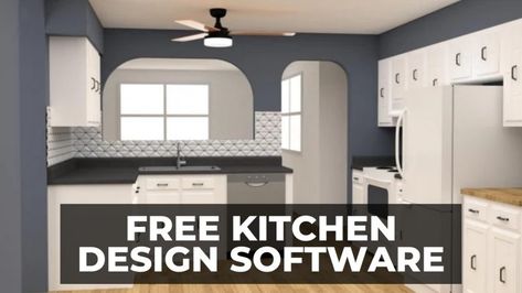 7 Best Free Kitchen Design Software in 2023 (Beginner-Friendly) - 3DSourced 3d Kitchen Design Layout, Full Kitchen Design Layout, Free House Design Software, Kitchen Design Layout Floor Plans, Kitchen Paint Design, Kitchen Design Software Free, Kitchen Design Program, Online Kitchen Design, Kitchen Design Software