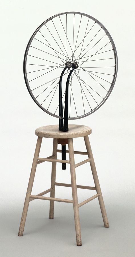 Marcel Duchamp. Bicycle Wheel. New York, 1951 (third version, after lost original of 1913) Marcel Duchamp Art, John Heartfield, Kurt Schwitters, Metal Flower Wall Art, Helen Frankenthaler, Gil Elvgren, Marcel Duchamp, Bicycle Wheel, Metal Tree Wall Art