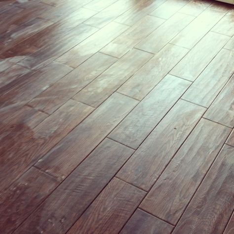 The Flooring Is In. [Wood Porcelain Tile] Ceramic Floor Tiles Living Room, Black Ceramic Tiles, Wood Plank Tile, Porcelain Wood Tile, Tile Floor Living Room, Gray Porcelain Tile, Wood Tile Floors, Light Wood Floors, Ceramic Floor Tiles