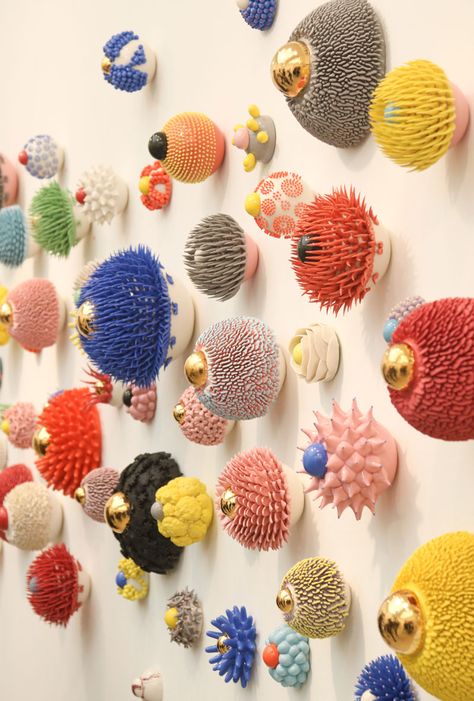 Diy Moss, Chinese Crafts, Saatchi Gallery, Ceramic Artwork, Keramik Design, Cerámica Ideas, Ceramic Wall Art, Ceramic Ideas, Contemporary Ceramics