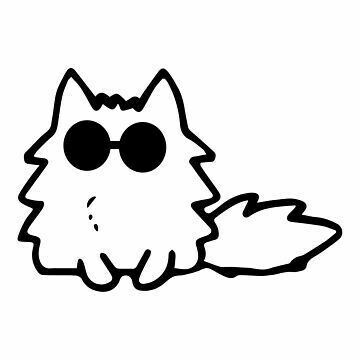 ↻ ◁ II ▷ ↺ Simple Pet Drawings, Cute Raccoon Drawing Simple, Cat Cute Doodle, Silly Cats Drawing, Cute Cat Doodles, Cute Easy Doodles, Goofy Drawing, Cat Doodle, Small Drawings