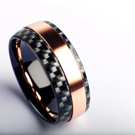 The Future of Forever Embracing Carbon Fiber Wedding Bands (6) Engagement Ring Men, Carbon Fiber Ring, Carbon Fiber Rings, Ring Men, Carbon Fiber, The Future, Wedding Bands, Account Suspended, Rings For Men