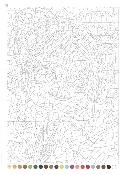 Dark Disney Coloring Pages For Adults, Mystery Coloring Pages, Disney Coloring Pages Color By Number, Colour By Numbers For Adults, Pixel Color By Number, Disney Color By Number, Disney Number Coloring Pages, Disney Colour By Numbers, Color By Number Printable Free Difficult